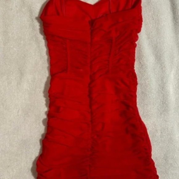 Superdown Red Mini Dress - Picture 3 of 8